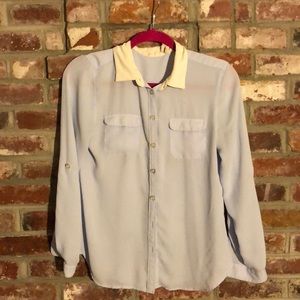 LOFT PERIWINKLE BLOUSE